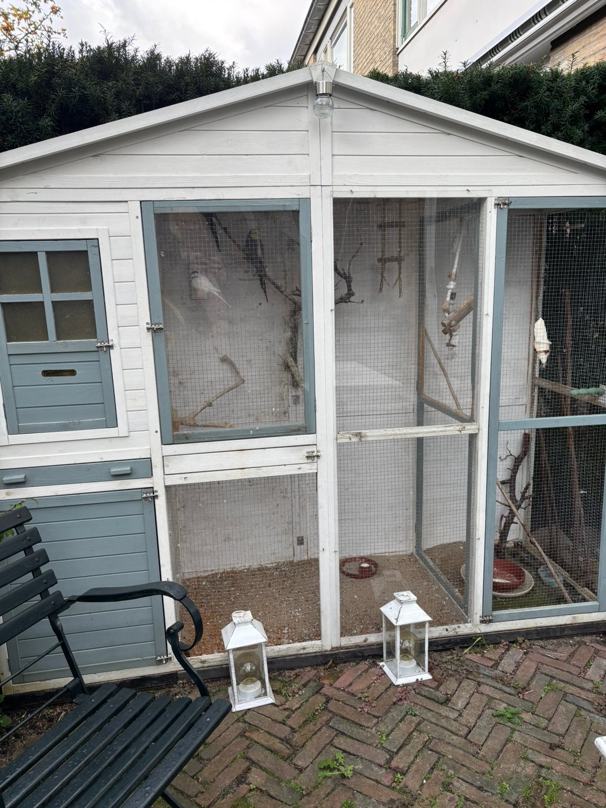 Vogelkooi, Dieren en Toebehoren, Ophalen, Zo goed als nieuw, Hout, Volière