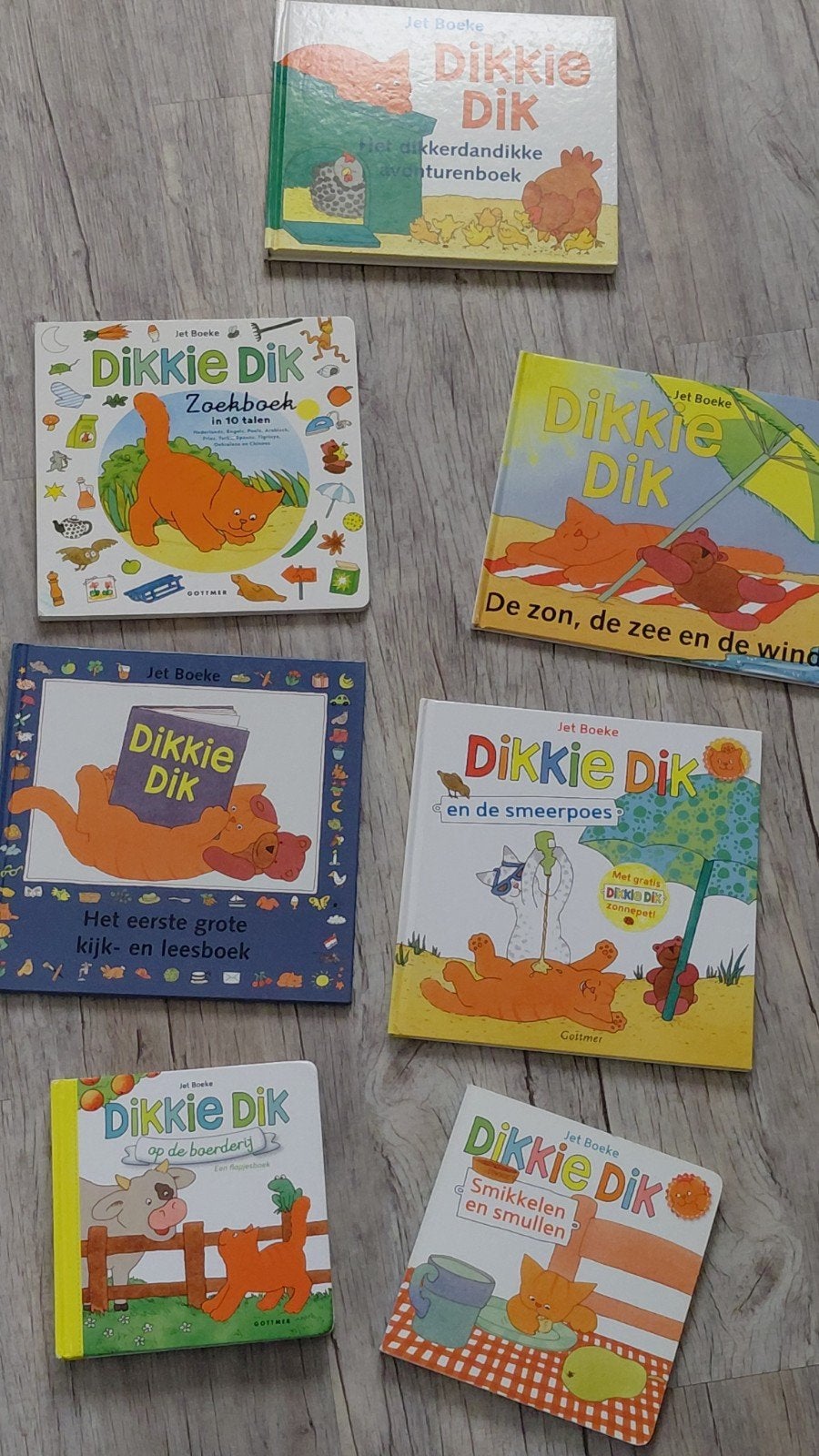 Dikkie Dik Boekenpakket - 7 Boeken van Jet Boeke, Boeken, Gelezen, Jongen of Meisje, Ophalen of Verzenden, Voorleesboek