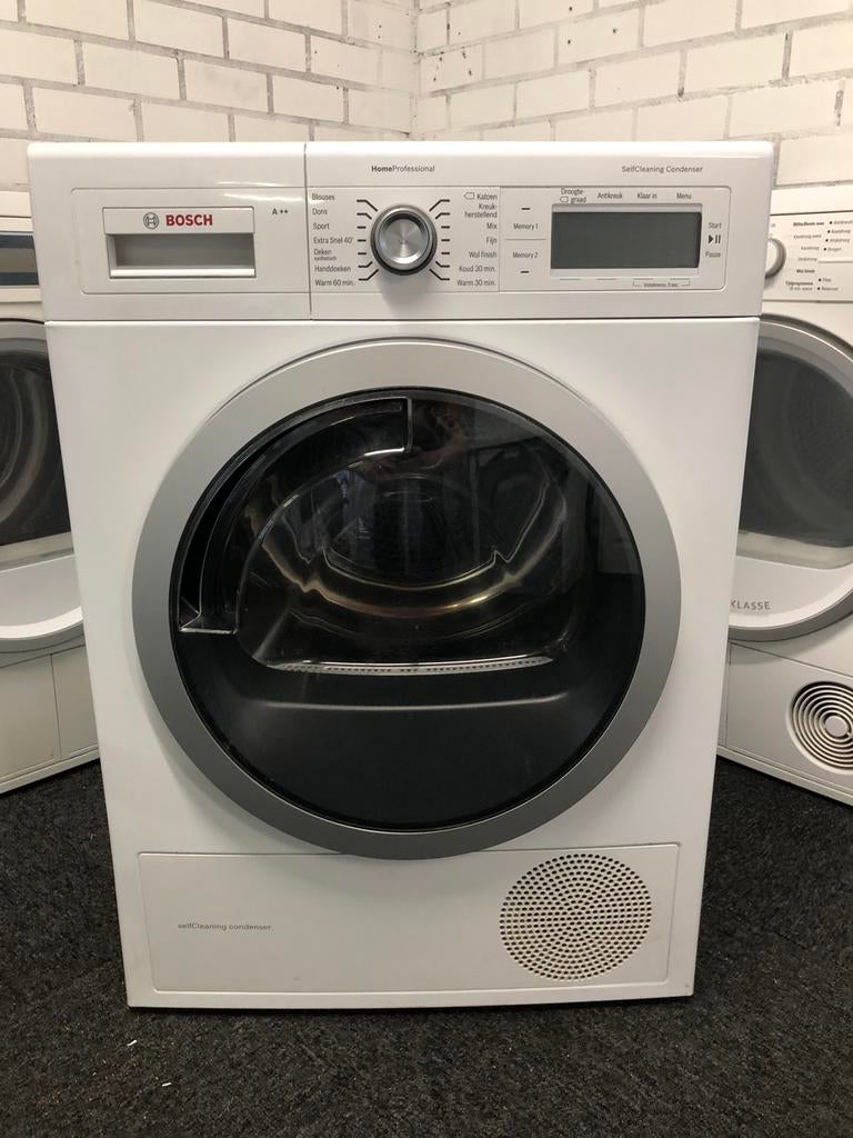 €325 A++ 8kg Warmtepomp droger Bosch Serie8 GARANTIE, Ophalen, Minder dan 85 cm, Overige typen, 8 tot 10 kg