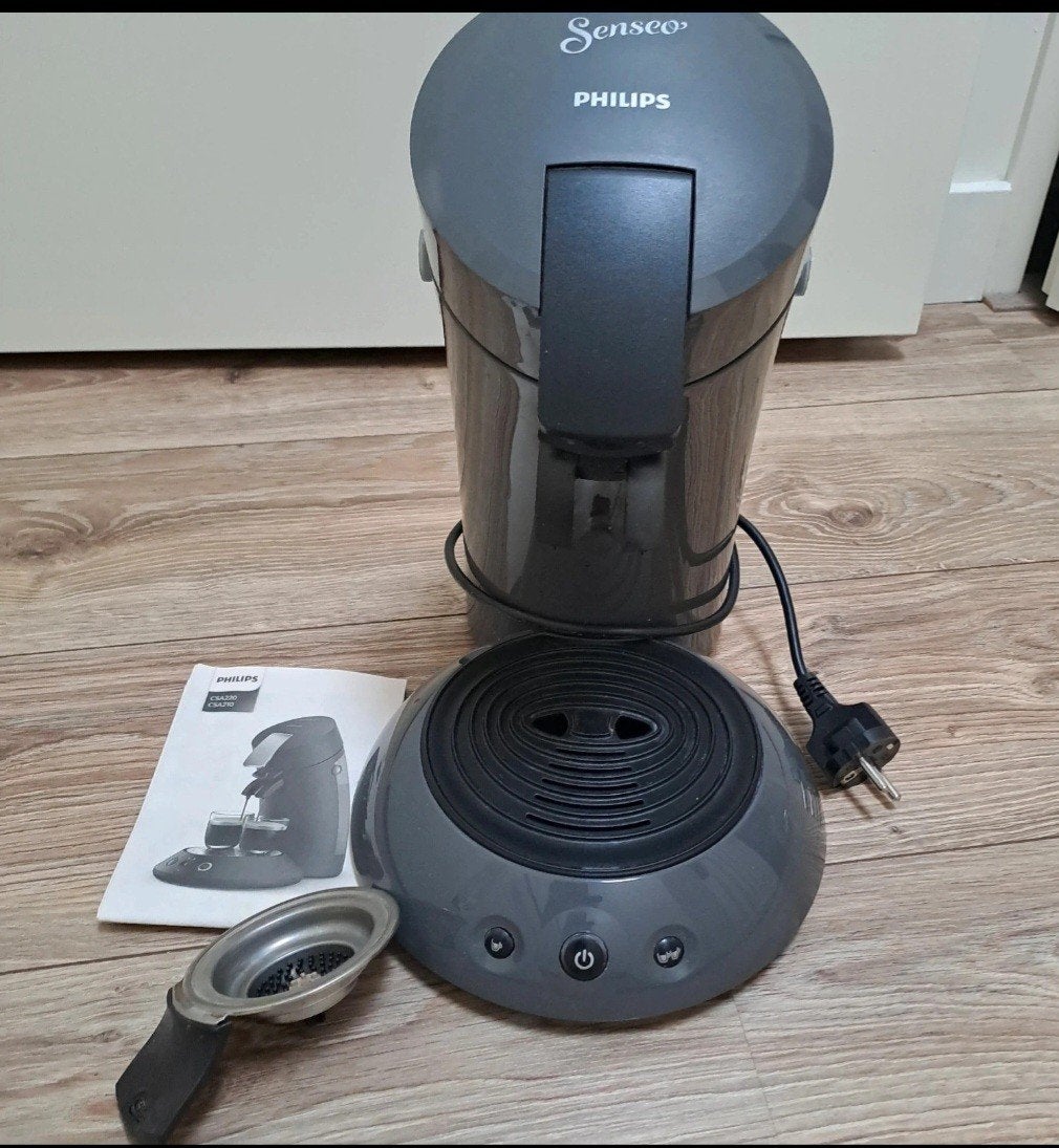 Philips Senseo CSA220/CSA210 Koffiepadapparaat Grijs, Ophalen, Zo goed als nieuw, Koffiemachine, Overige typen
