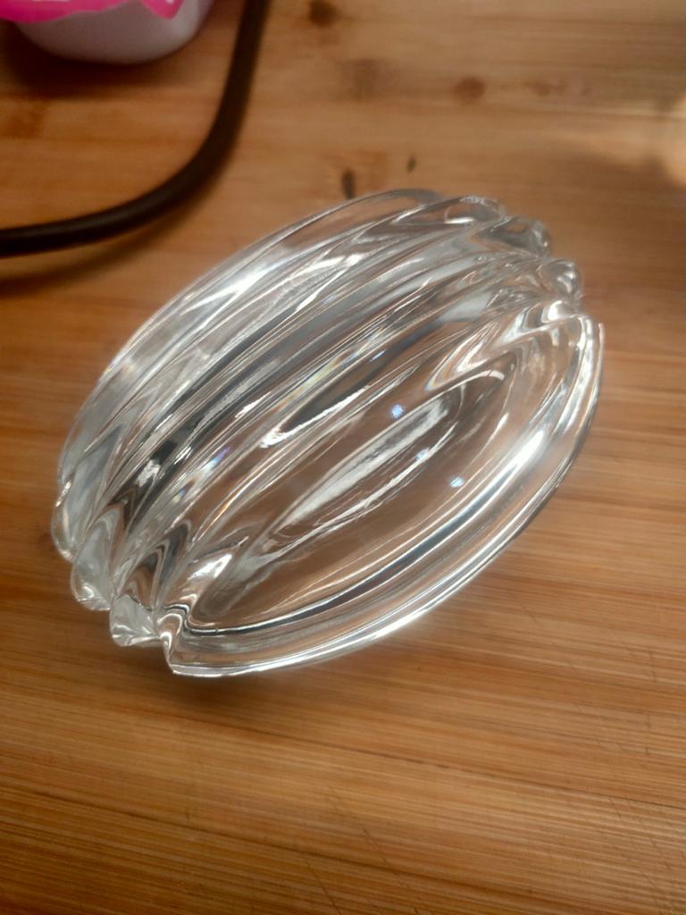 Kristal glas snuisterijen bakje Kristal glas, Antiek en Kunst, Ophalen of Verzenden