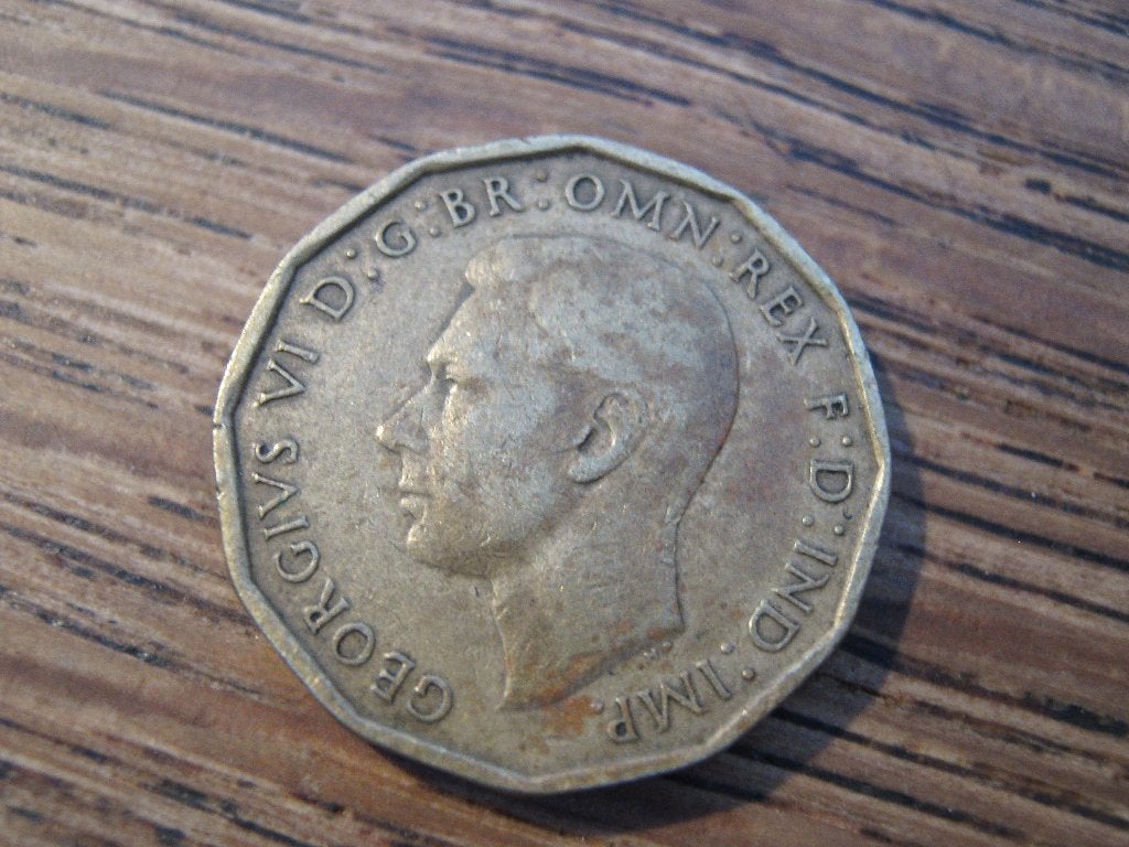 Engeland 3 Pence 1941 "Ticky", George VI, WW2 #196, Ophalen of Verzenden, Overige landen, Losse munt