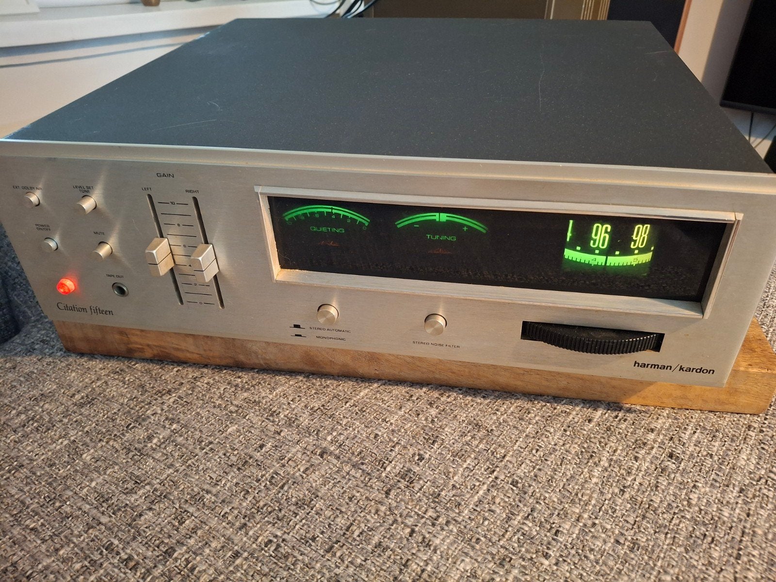 Vintage Harman Kardon Citation Fifteen FM tuner, Audio, Tv en Foto, Ophalen, Zo goed als nieuw, Analoog
