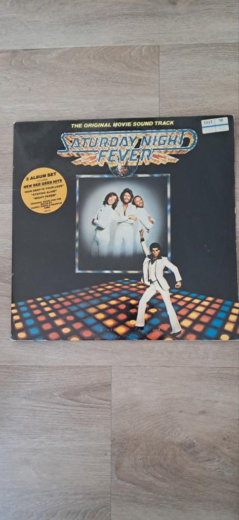 Dubbel lp Saturday Night Fever, Cd's en Dvd's, Vinyl | Filmmuziek en Soundtracks, Ophalen of Verzenden, Gebruikt, 12 inch