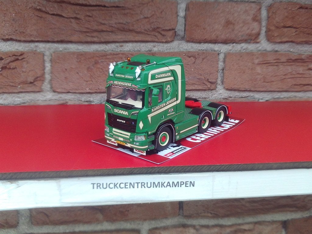 WSI  Scania  R  Highline  van  Karsten  Jensen., Ophalen of Verzenden, Nieuw, Bus of Vrachtwagen, Wsi