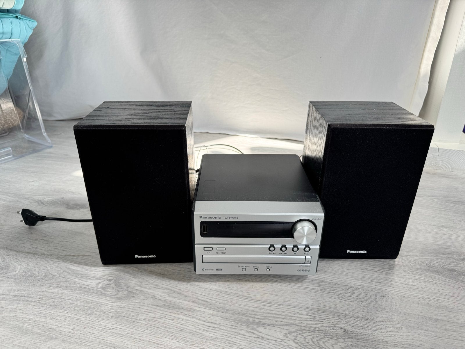 Panasonic SC-PM250 Microset met Bluetooth en CD-speler, Gebruikt, Microset, Cd-speler, Ophalen