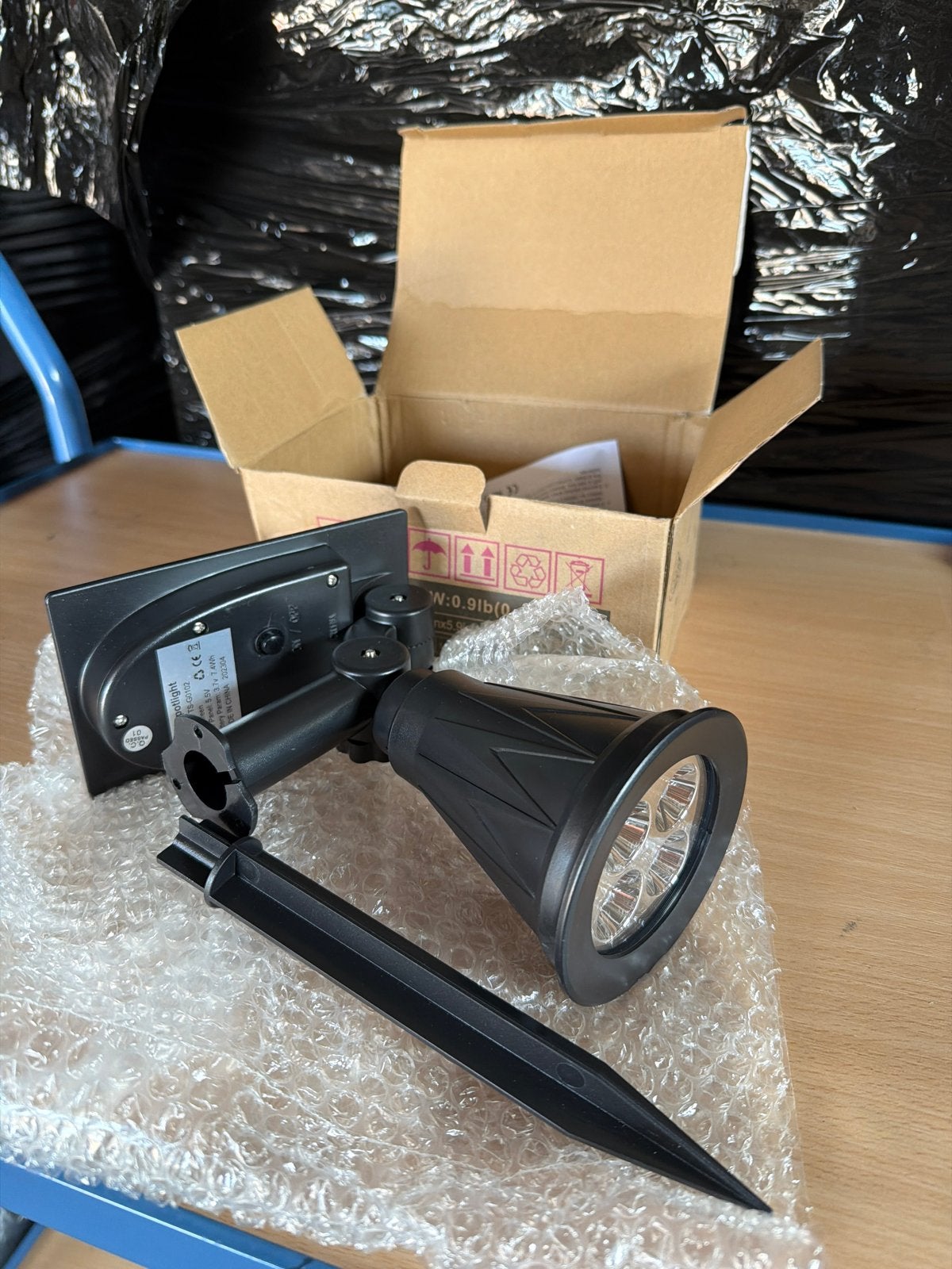 3x Solar Spotlight - Tuinverlichting op Zonne-energie, Nieuw, Ophalen of Verzenden, Nvt, Nvt