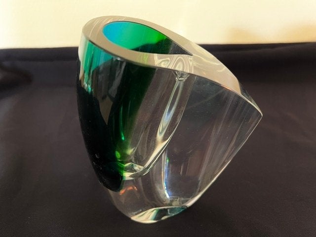 Kosta Boda Groene vaas, Antiek en Kunst, Antiek | Glas en Kristal, Ophalen of Verzenden
