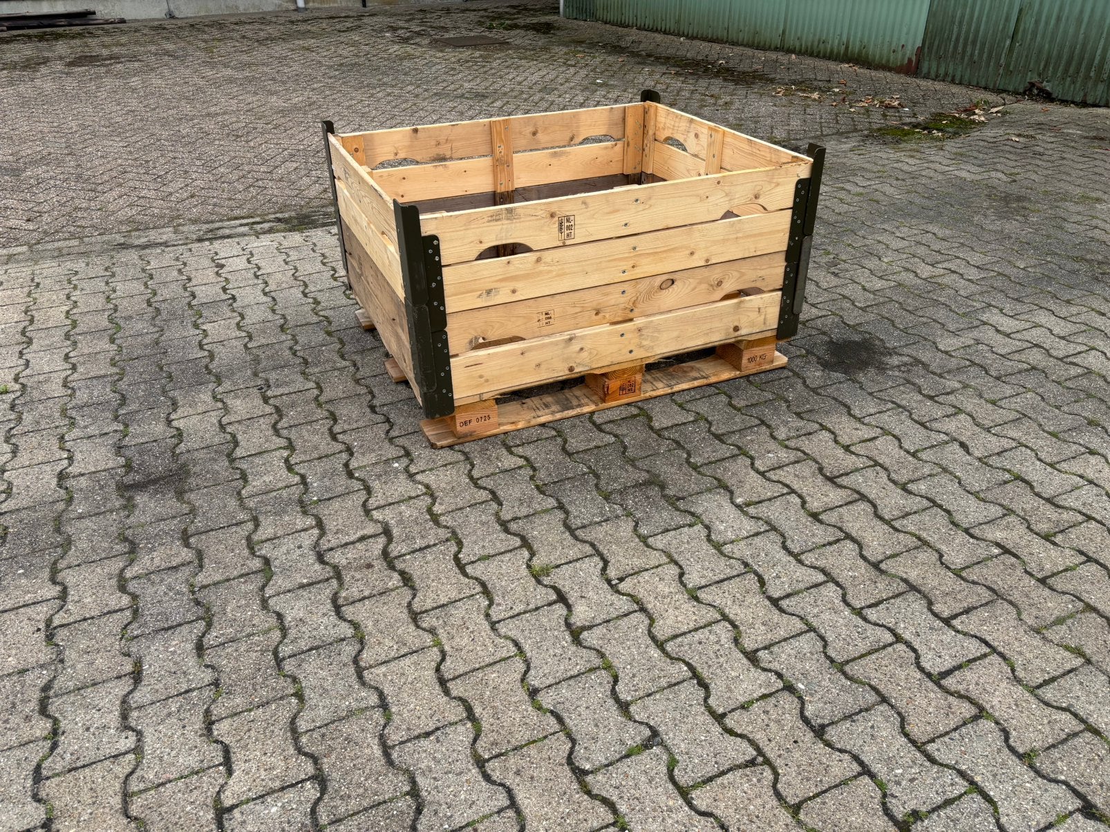 Pallet randen opslag box blok pallet, 100 cm of meer, 60 cm of meer, Overige typen, Minder dan 35 cm