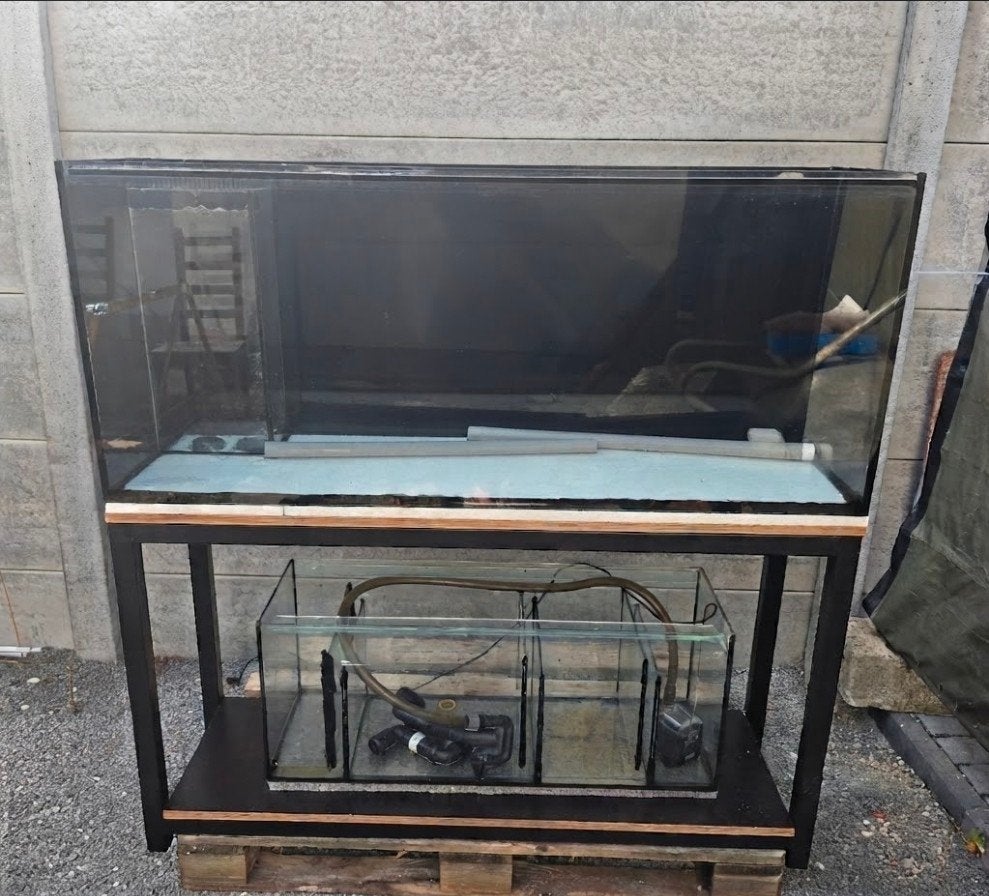 Aquarium met bioloog, Ophalen, Zo goed als nieuw, Leeg aquarium