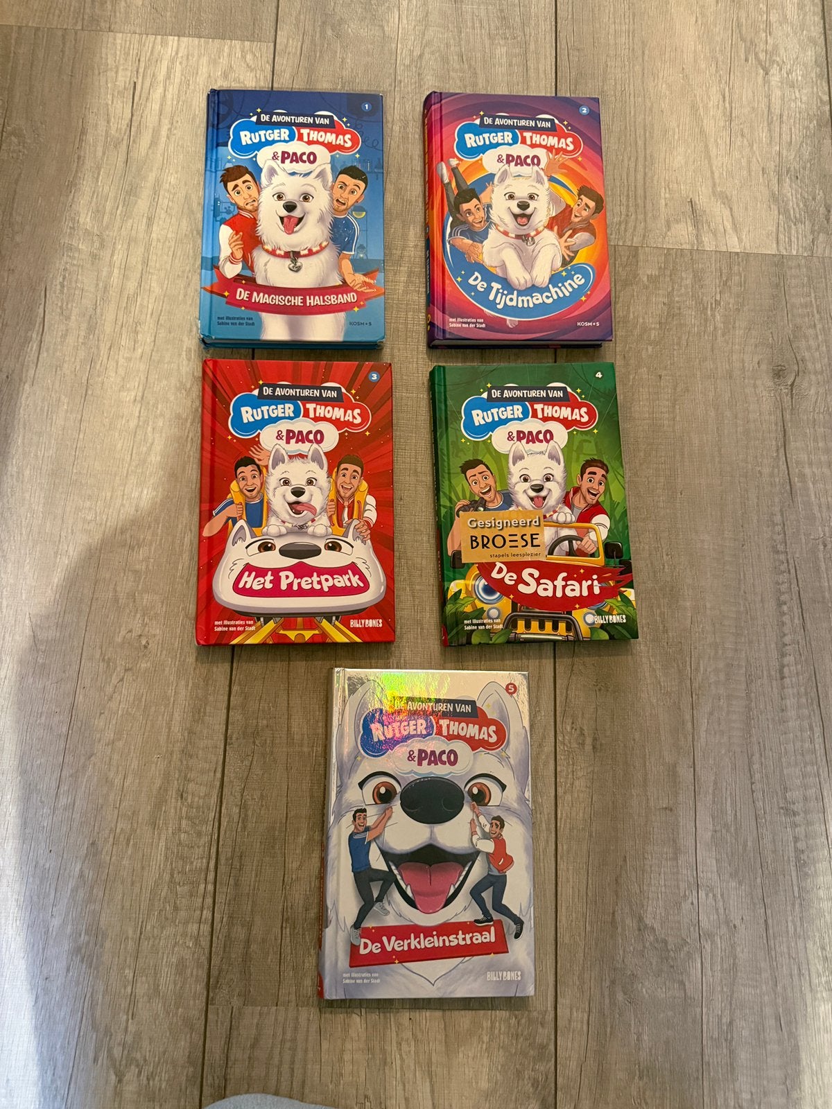 5 boeken van rutger thomas en paco, Ophalen of Verzenden, Zo goed als nieuw, Verhalen
