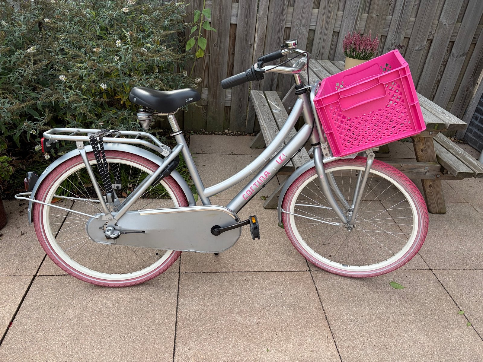Cortina U4 Transportfiets 24 inch framemaat 42, Fietsen en Brommers, Fietsen | Meisjes, Ophalen, Terugtraprem, Versnellingen, Gebruikt