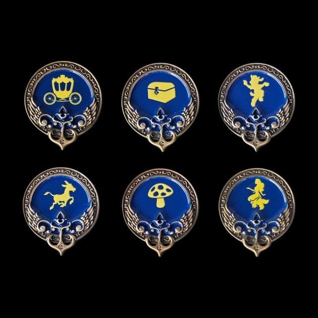 Efteling wonder hotel magneet-pin set serie 2 *Nieuw*, Ophalen of Verzenden, Nieuw, Button of Speldje