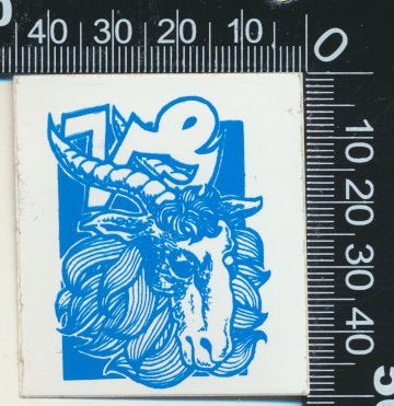Sticker: Steenbok (3), Ophalen of Verzenden, Zo goed als nieuw, Bedrijf of Vereniging