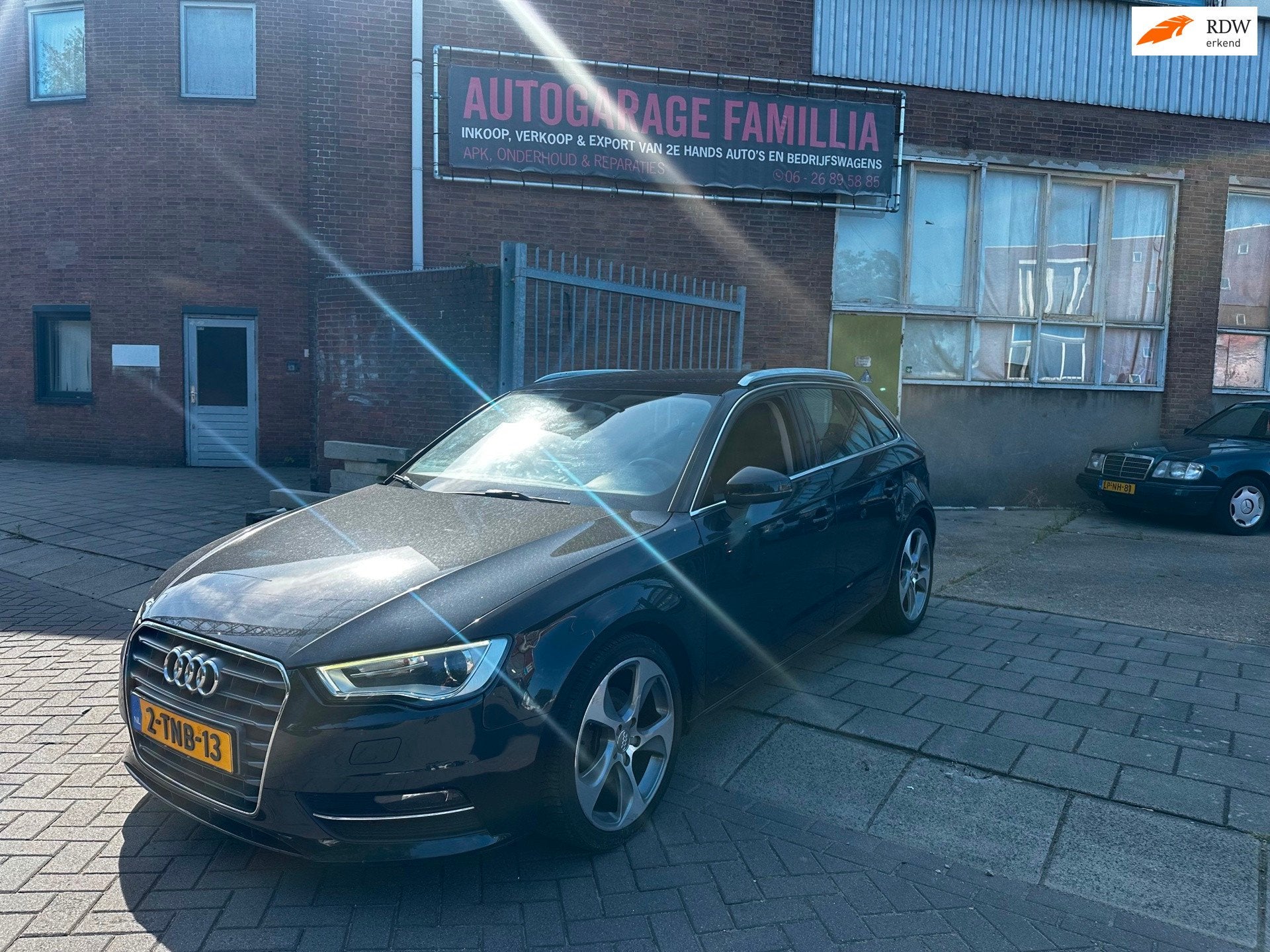 Audi A3 Sportback 1.6 TDI Ambition Pro Line S, Euro 5, Gebruikt, Zwart, 4 cilinders