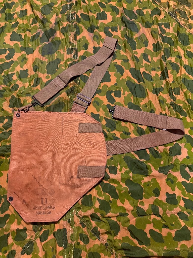 Tweede wereldoorlog US army service gasmask bag (1), Ophalen of Verzenden, Landmacht, Amerika, Overige typen