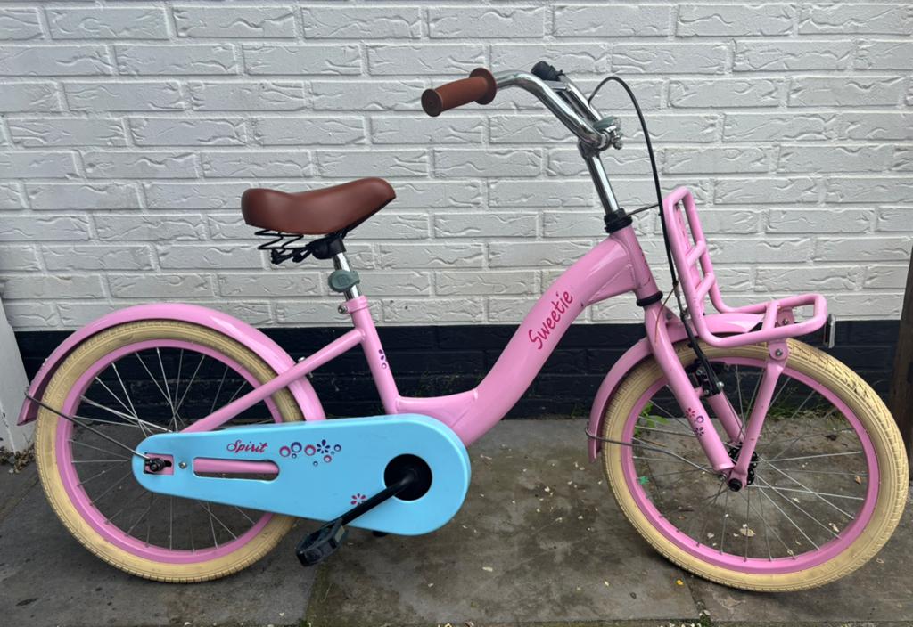 Mooie degelijke fiets, Ophalen, Zo goed als nieuw, Terugtraprem, 18 inch