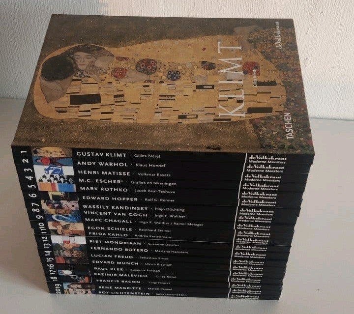 Moderne Meesters Volkskrant complete collectie (20 boeken), Antiek en Kunst, Ophalen of Verzenden, Diverse auteurs