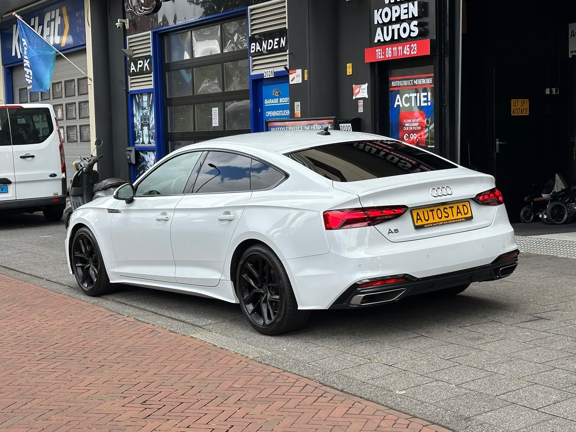 Audi A5 Sportback 35 TFSI S edition, Auto's, Audi, Gebruikt, Euro 6, 4 cilinders, Wit