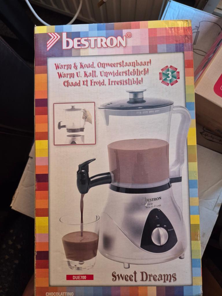 Bestron Chocolattino DUE700 Chocolademelk Maker, Ophalen