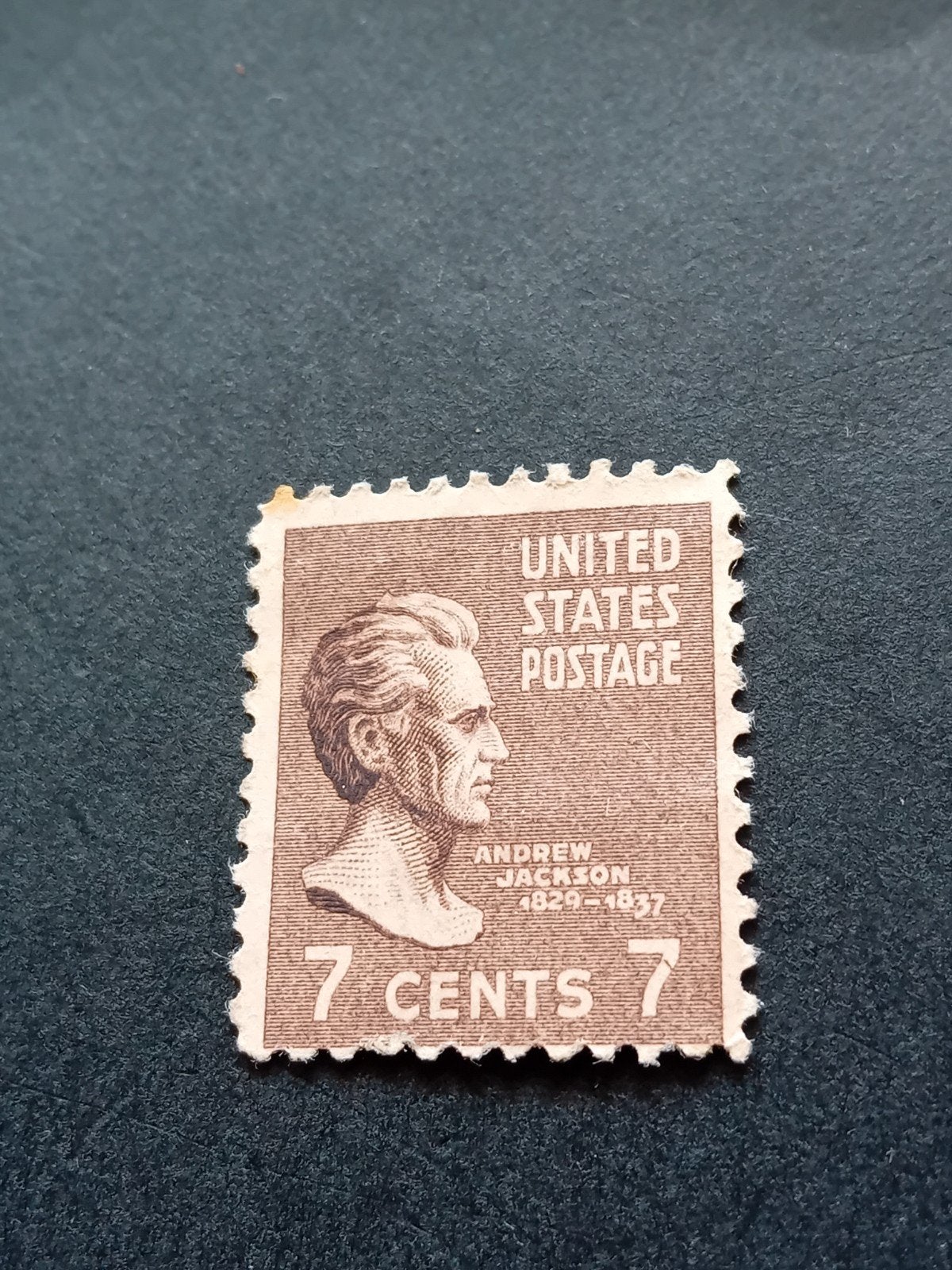 Amerikaanse postzegel Andrew Jackson 7 cent, Ophalen of Verzenden, Noord-Amerika