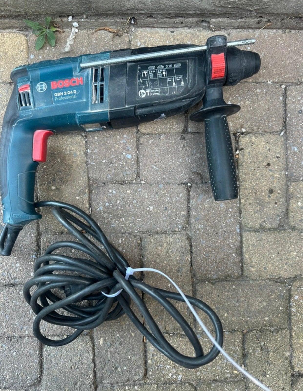 Bosch GBH 2-24 D Professional Boorhamer, Boor- en/of Breekhamer, Ophalen of Verzenden, Klopboormechanisme, Gebruikt