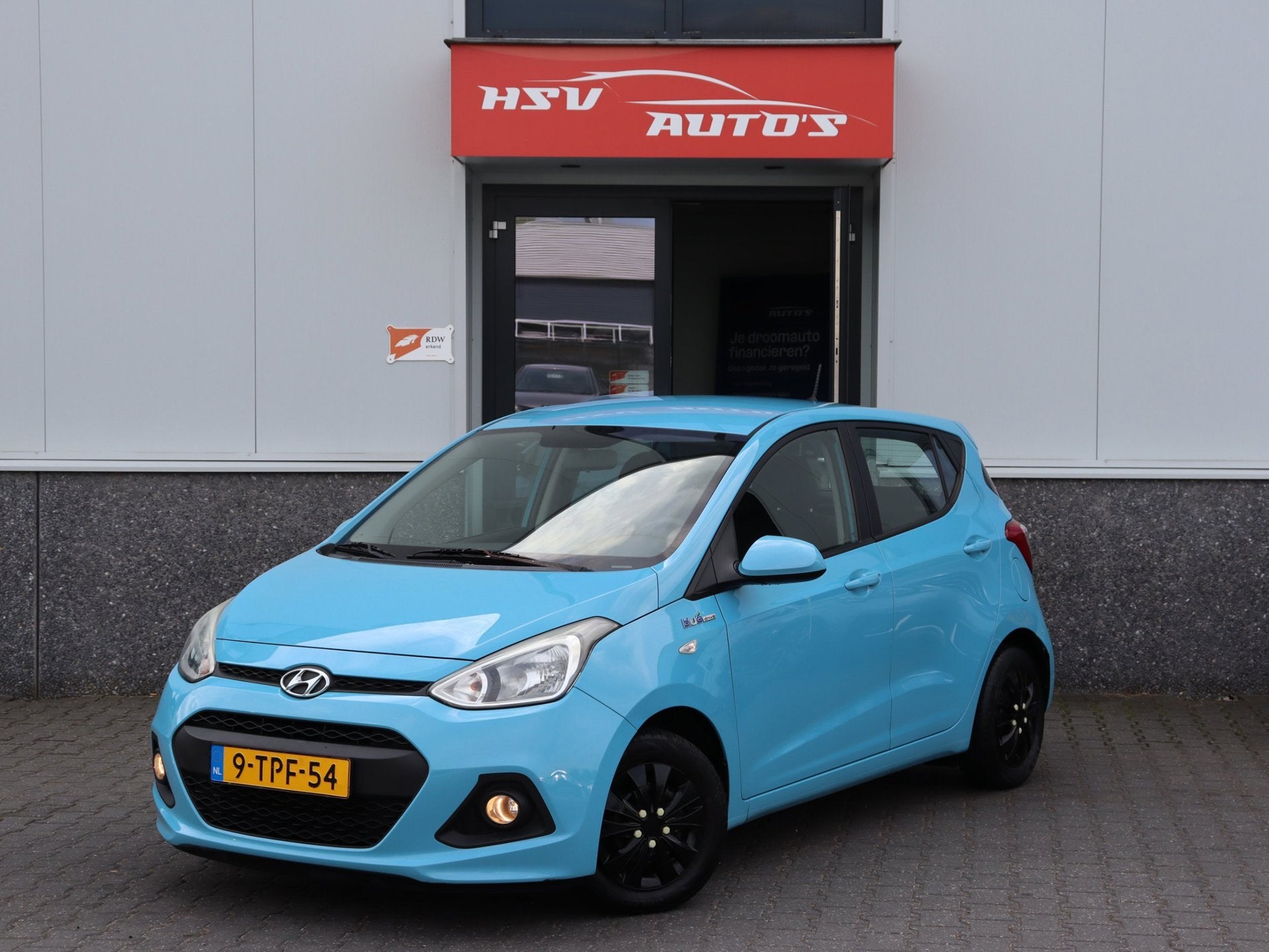 Hyundai I10 1.0i Go! clima 4-deurs org NL, Auto's, Hyundai, Voorwielaandrijving, Euro 5, Gebruikt, Blauw