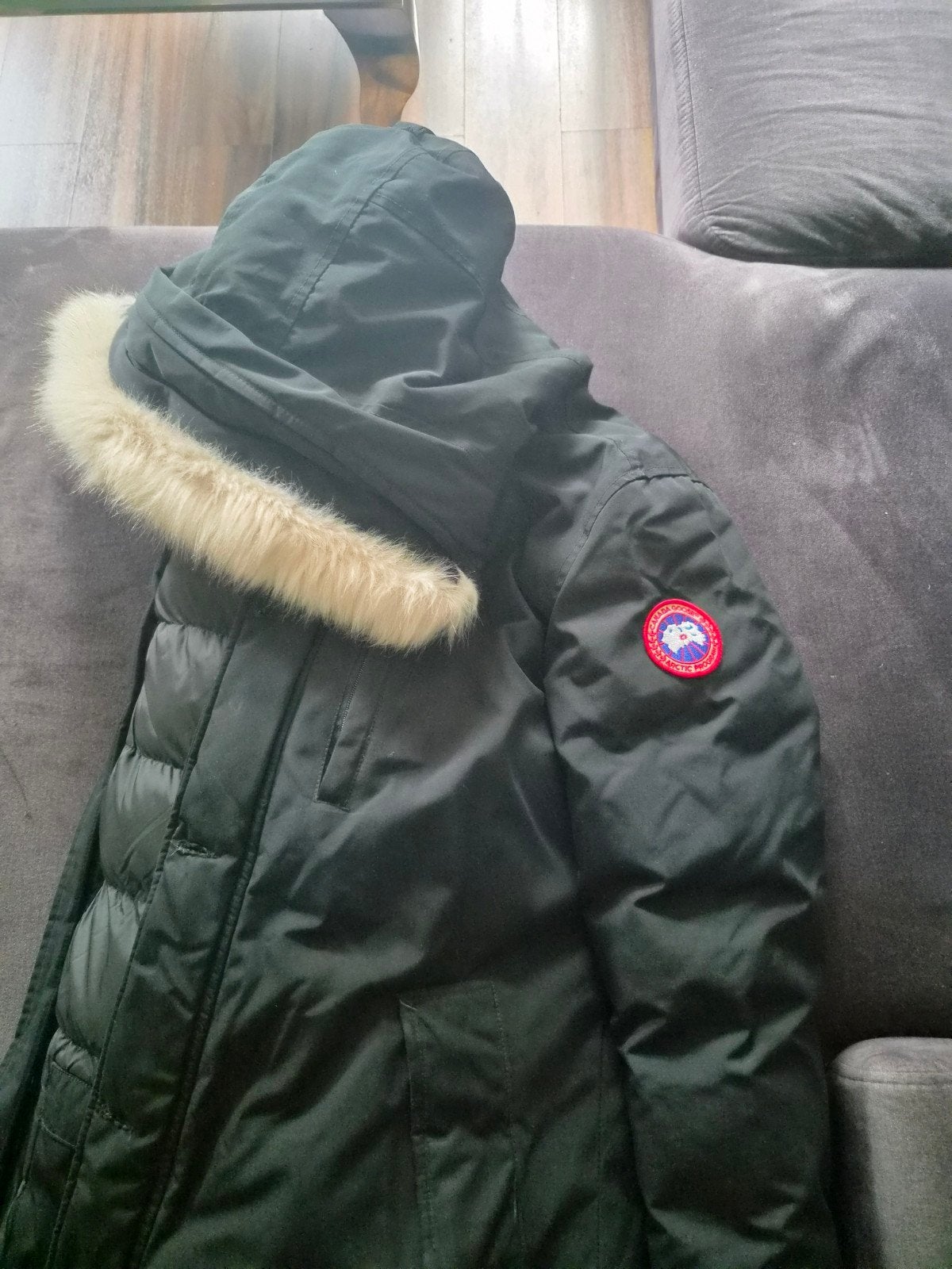 Canada Goose jas, zwart, maat XXL, Ophalen of Verzenden, Zo goed als nieuw, Zwart