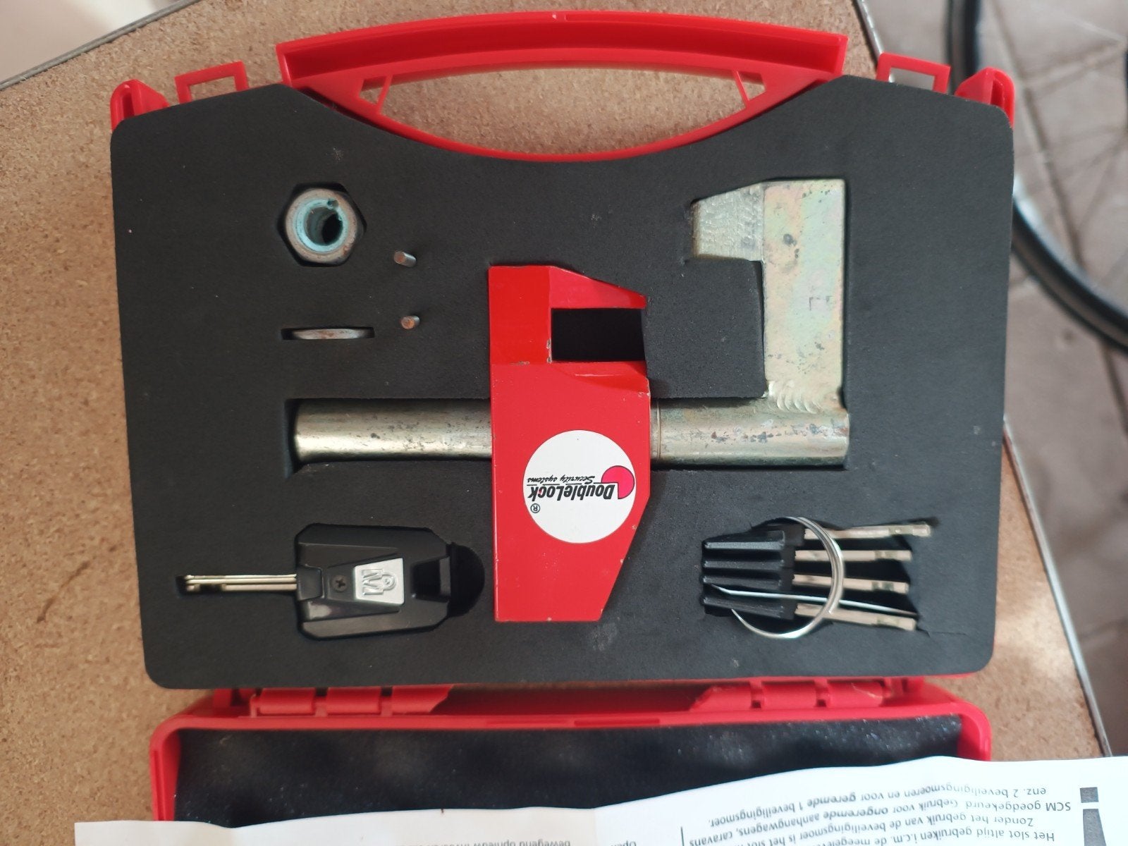 Disselslot DoubleLock, Ophalen, Gebruikt