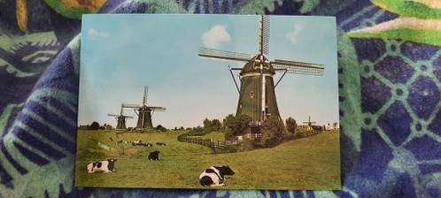 kaart Buurtschap Wilsveen Leidschendam, 3 molens, Ophalen of Verzenden, 1960 tot 1980, Ongelopen, Zuid-Holland