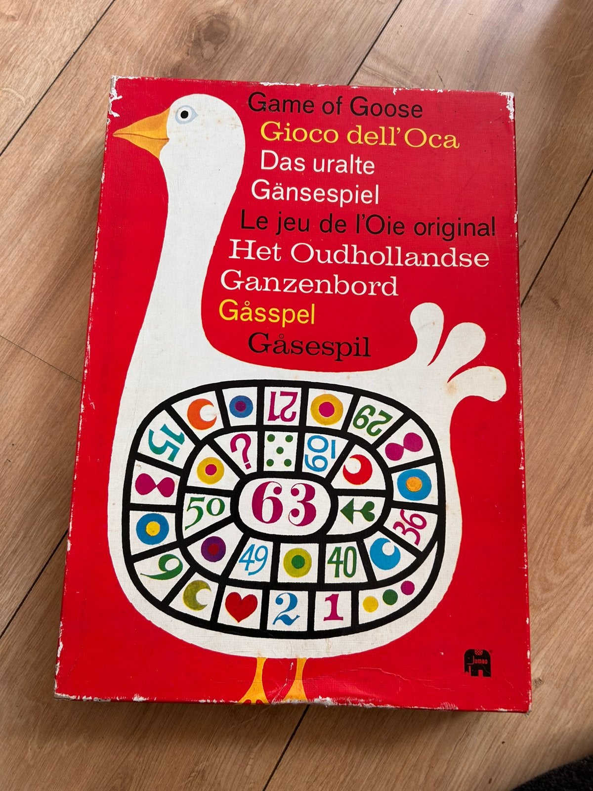Oud spel ganzenbord, Ophalen of Verzenden, Gebruikt