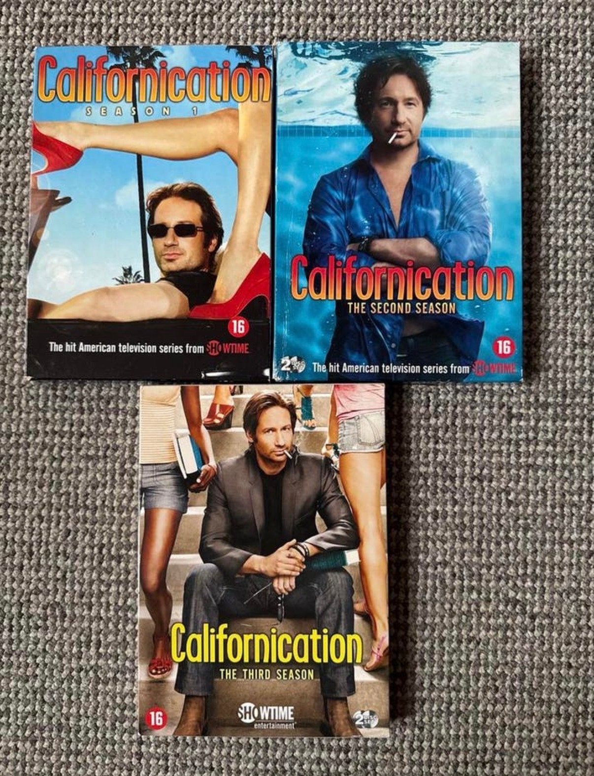 Californication Seizoen 1, 2 & 3 DVD Boxset, Cd's en Dvd's, Dvd's | Tv en Series, Engels, Vanaf 16 jaar, Seizoen 1, Ophalen of Verzenden