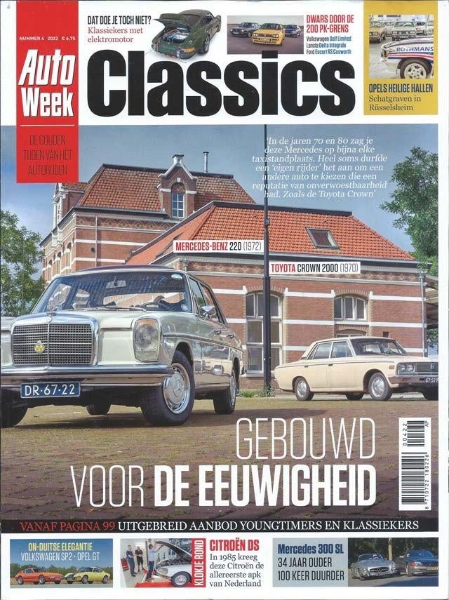 Autoweek Cl 4 2022 : Citroen DS - VW SP2 - Opel GT - Lancia, Ophalen of Verzenden, Gelezen, Algemeen