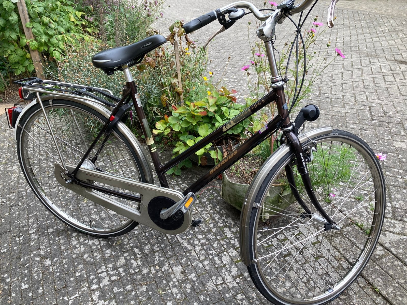 Batavus tourfiets. 7 versnellingen, Ophalen, Gebruikt, Velgrem, Versnellingen