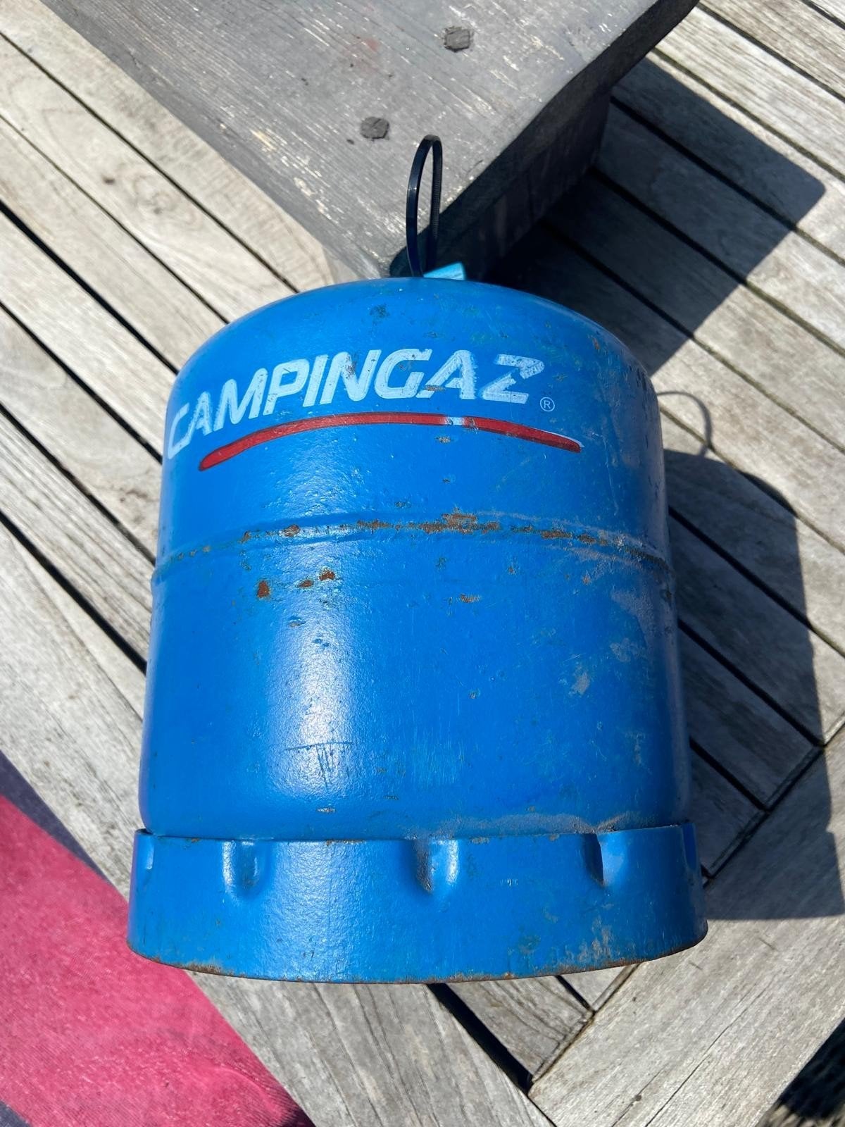Lege Campingaz gasfles voor omruil, Ophalen