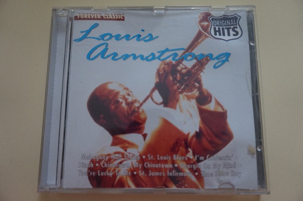 CD Louis Armstrong - Original Hits - Forever Classic muziek, Ophalen of Verzenden, Zo goed als nieuw, Jazz, Inclusief doosje