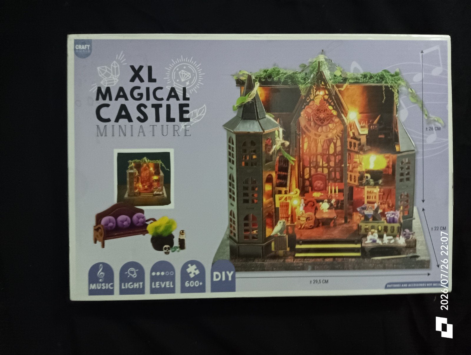 Xl Magical Castle Miniature Diy kit. Nieuw!, Hobby en Vrije tijd, Ophalen, Fantasie, Nieuw, Meerkleurig