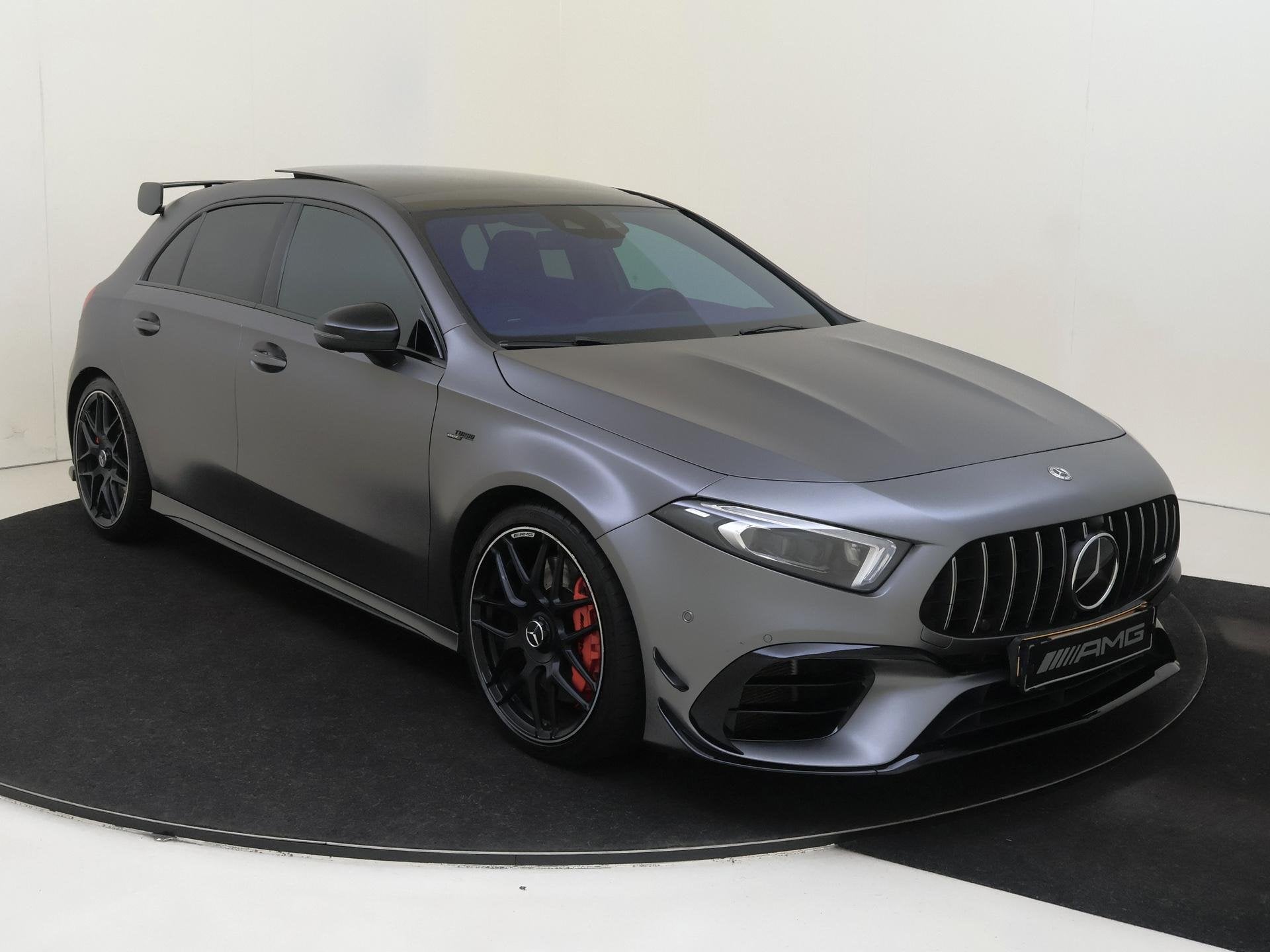 Mercedes-Benz A-klasse AMG 45 S 4MATIC+ Premium Plus / Panor, Auto's, Automaat, Automatische klimaatregeling, Gebruikt, 4 cilinders