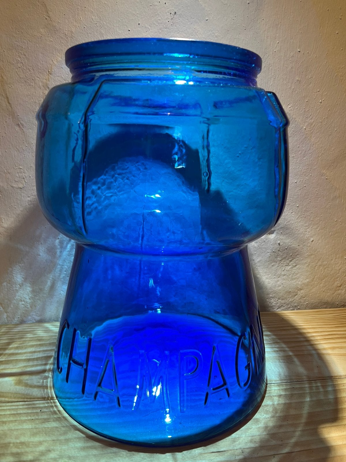 Champagnekoeler, Pop Art bar-ware, Ophalen of Verzenden, Zo goed als nieuw, Glas