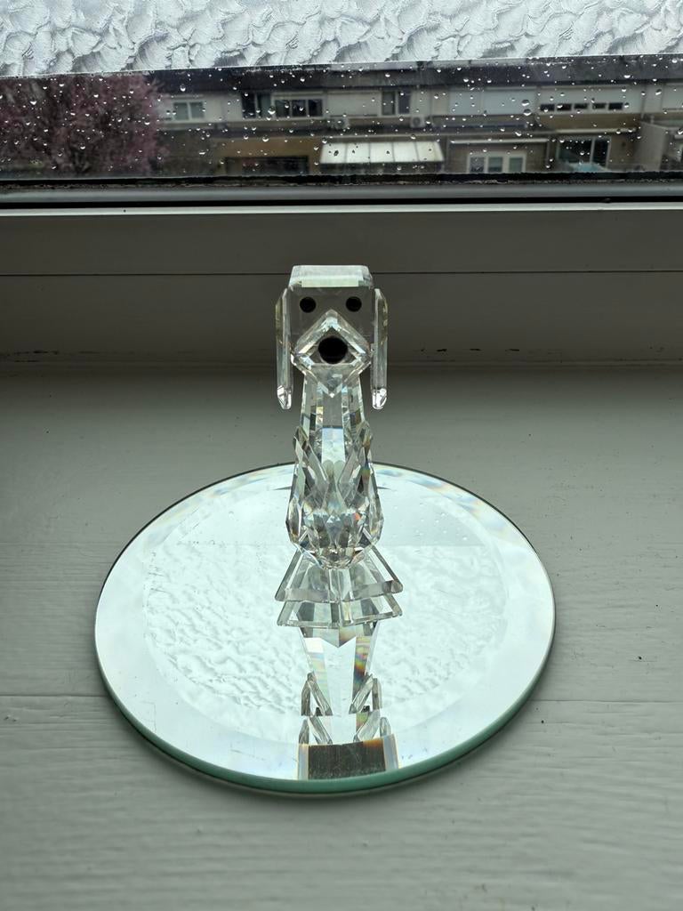 Hond - Swarovski, Ophalen of Verzenden, Zo goed als nieuw, Zilver