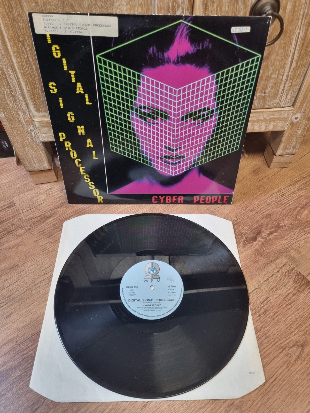 12"Cyber People – Digital Signal Processor, Cd's en Dvd's, Vinyl | Dance en House, Ophalen of Verzenden, Zo goed als nieuw, Overige formaten