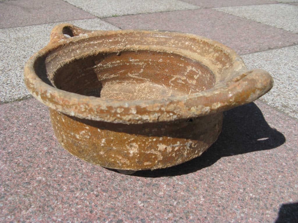 Aardewerk pan 18e eeuws, Antiek en Kunst, Ophalen of Verzenden
