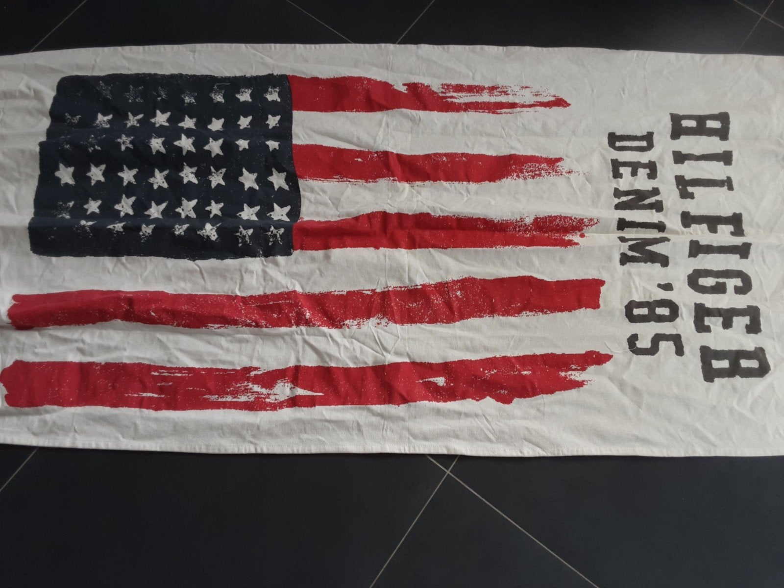 Tommy Hilfiger Denim '85 Hangmat met Amerikaanse vlag., Opvouwbaar, Ophalen of Verzenden, Zo goed als nieuw, Eenpersoons