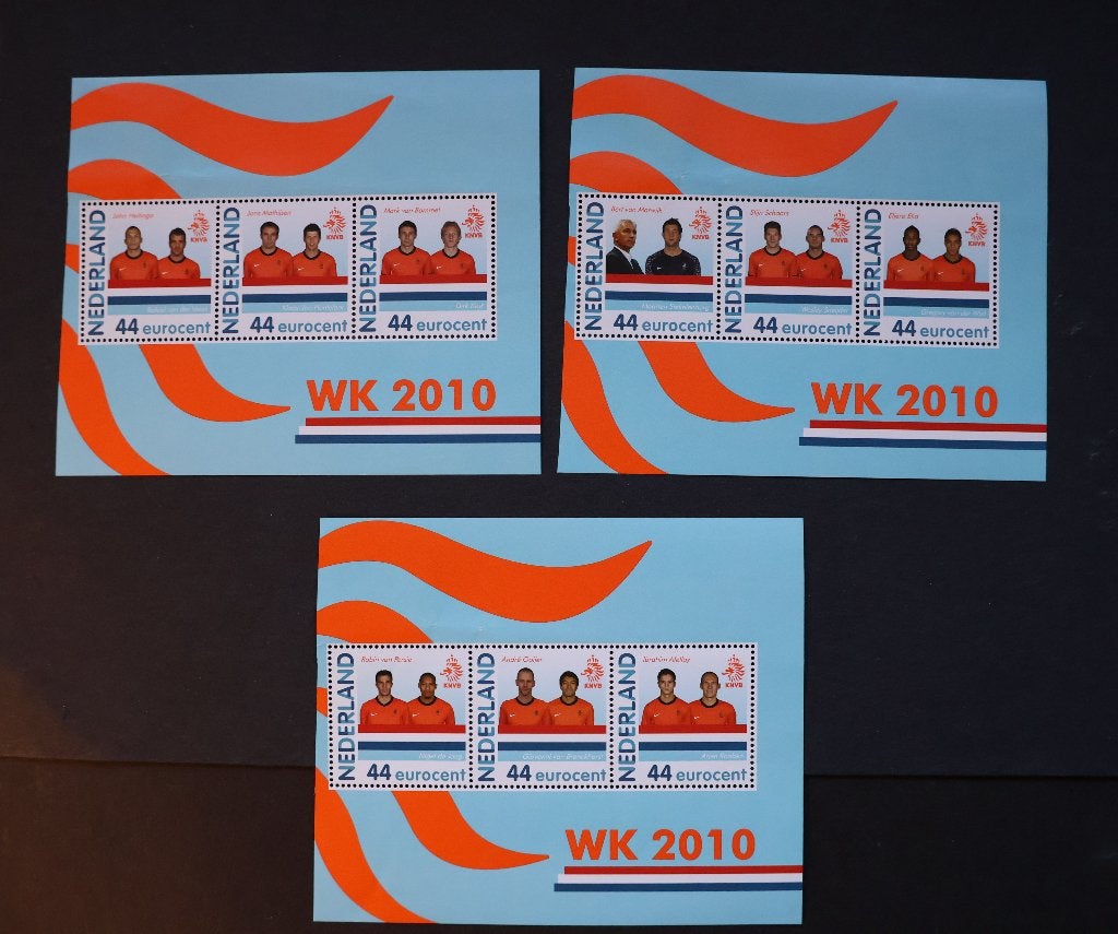 Persoonlijke zegel KNVB 2010 WK voetbal, Ophalen of Verzenden, Na 1940, Postfris