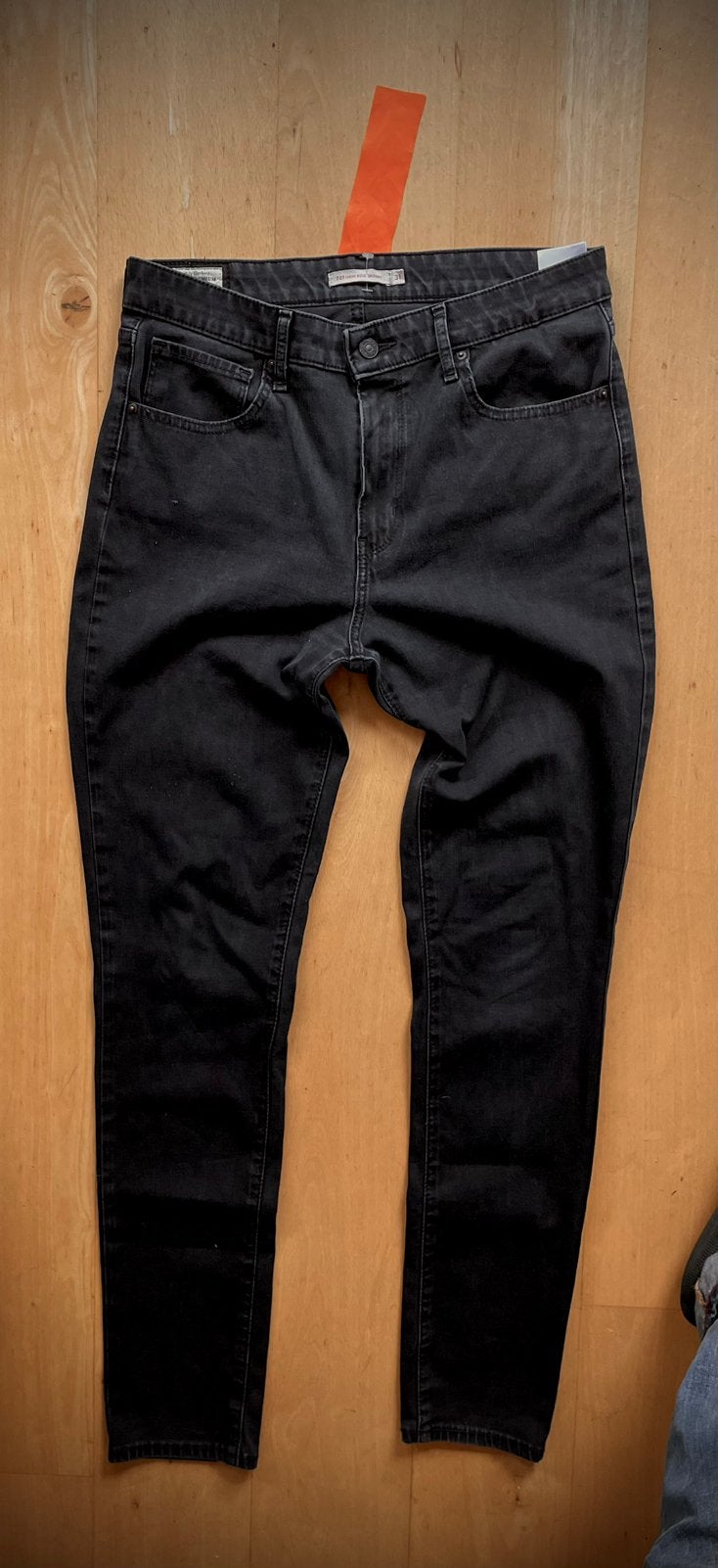Levi’s 721 High Rise Skinny jeans spijkerbroek zwart W31 L32, Ophalen of Verzenden, Zwart, W30 - W32 (confectie 38/40)
