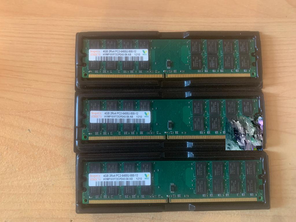Hynix DDR2 4Gb 800Mhz PC geheugen aangboden, Computers en Software, RAM geheugen, Ophalen of Verzenden, Zo goed als nieuw, DDR2