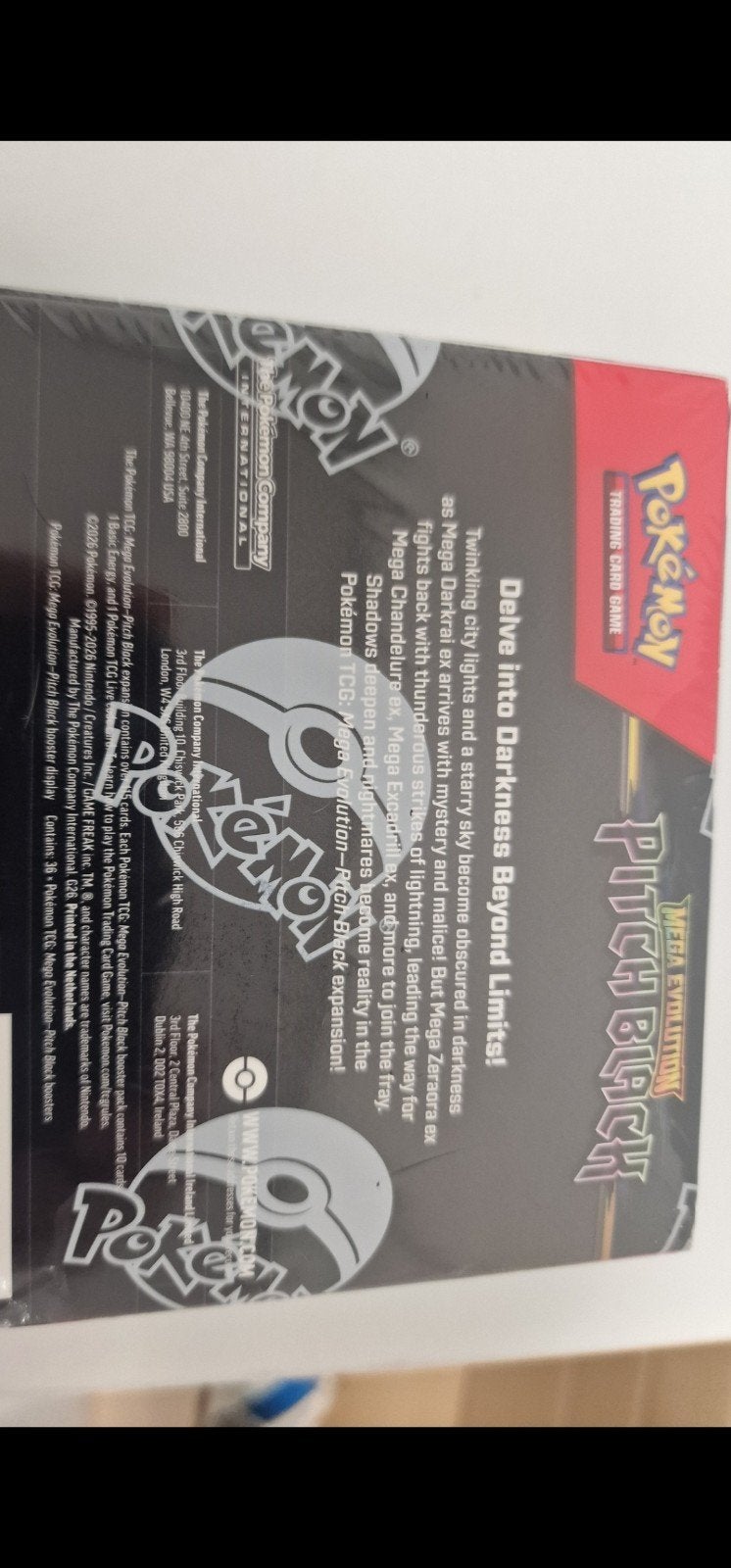 Pokémon Pitch Black Booster Box Geseald 36 stuks, Ophalen, Nieuw, Booster