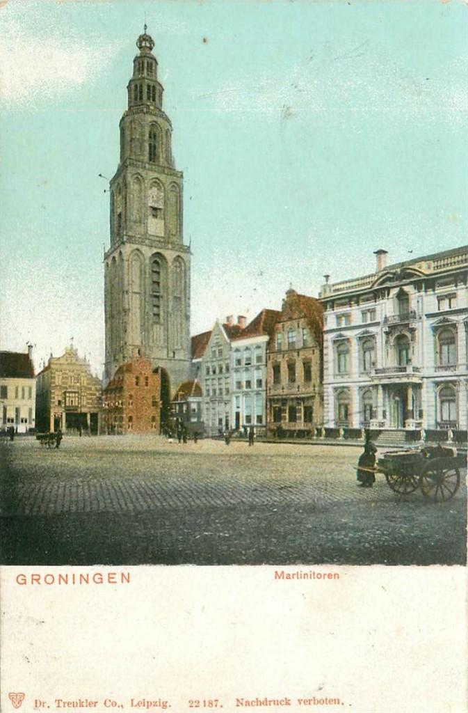 701-222-027 Groningen Martinitoren, Verzenden, Voor 1920, Groningen