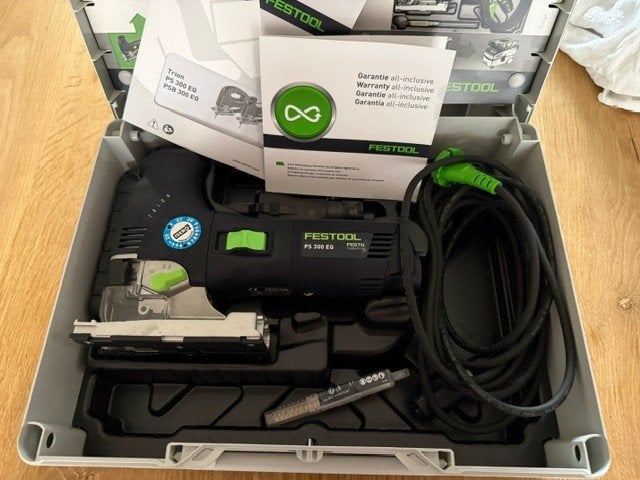Festool 230V decoupeerzaag, Decoupeerzaag, Ophalen of Verzenden, Zo goed als nieuw, 30 tot 70 mm