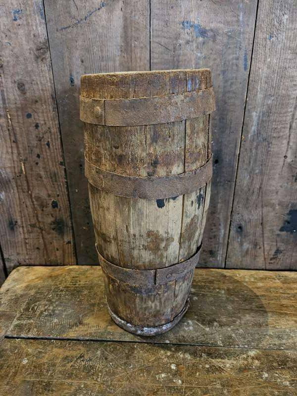 oude houten ton ``WOONWINKEL RUSTIEK``, Ophalen of Verzenden